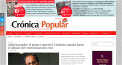 Desktop Screenshot of cronicapopular.es